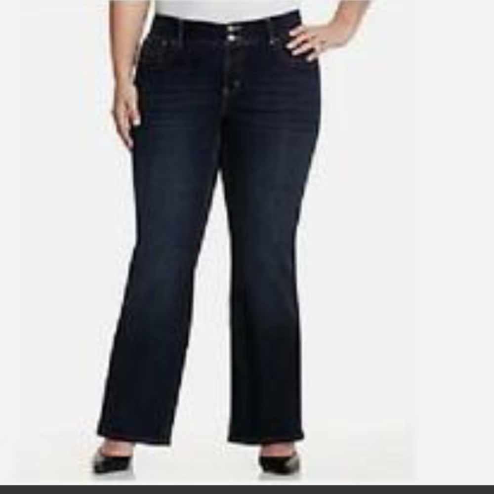 Lane Bryant bootcut tighter technology tummy jeans - Picture 1 of 7